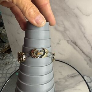 Vintage Texas gold tone slider bracelet